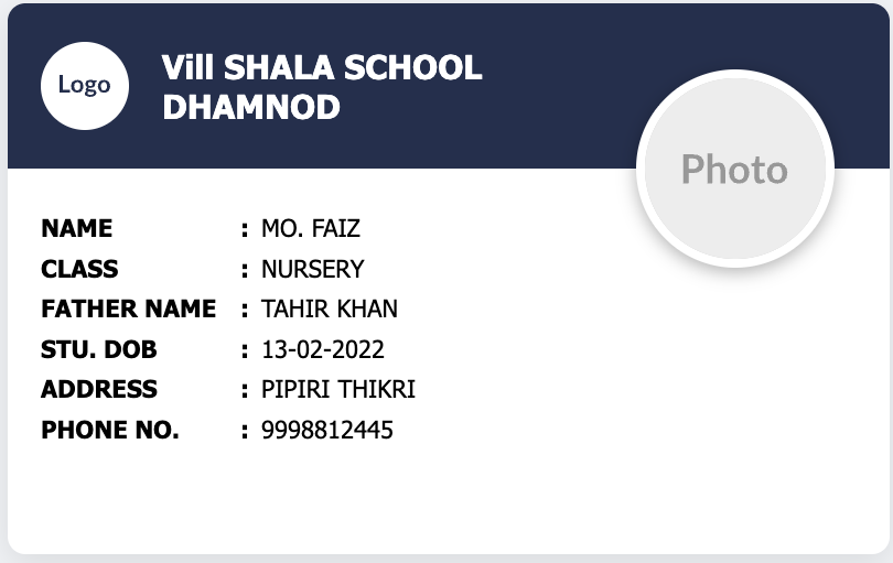 Executive Faculty ID Template