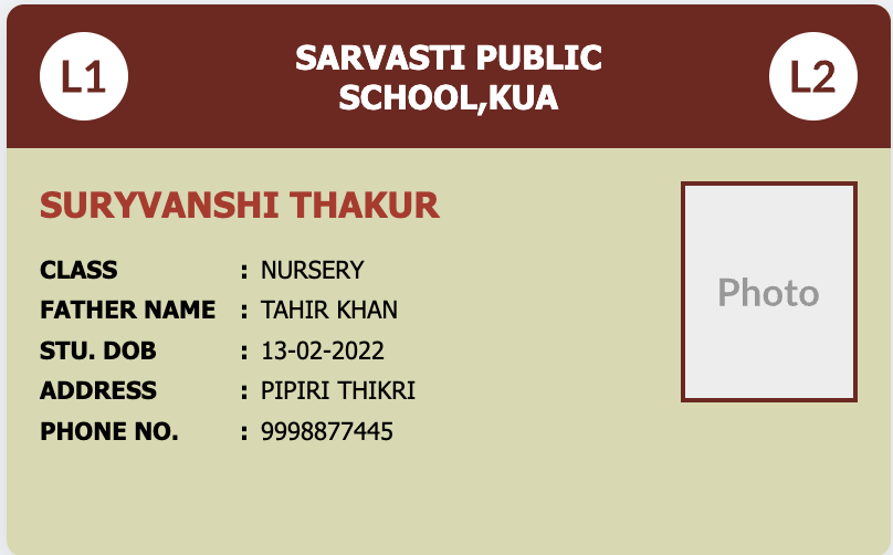 High School Credential Template